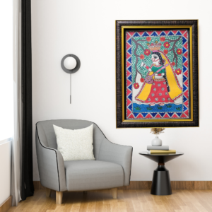 Discover the Beauty of women selling toys Madhubani Paintings
