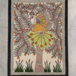 Madhubani magic with our national bird Peacock