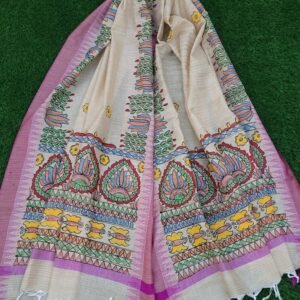 cotton hand painted dupatta