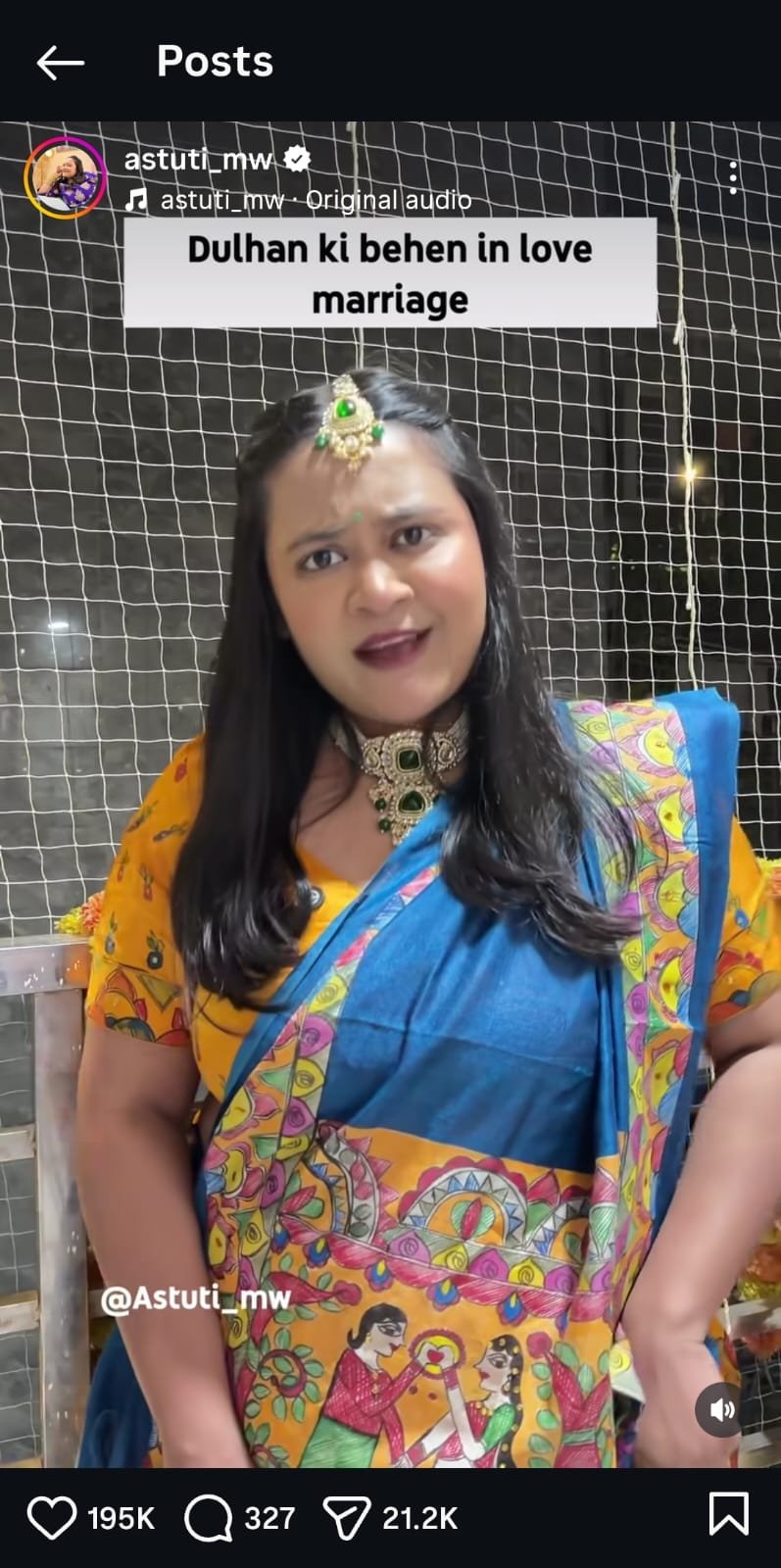 Bachapan Ka Pyar mulberry silk Hand painted lahnga
