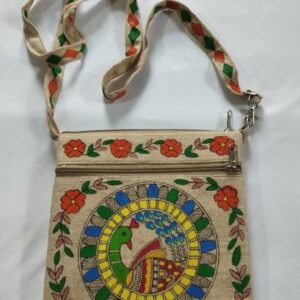 hand painted sling bag