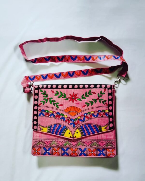 khadi cotton sling bag