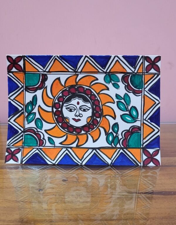 Madhubani Folk Art Hand painted greeting cards - Image 7