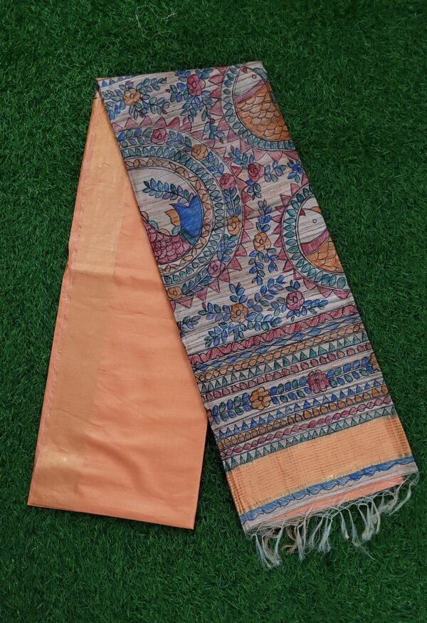 Madhubani Magic Cotton Silk Saree