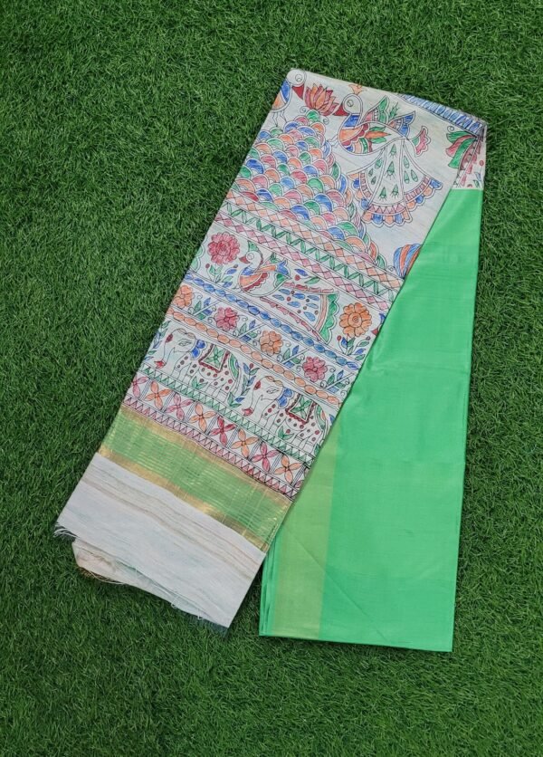 HAND-PAINTED HEAVEN (COTTON SILK SAREE)