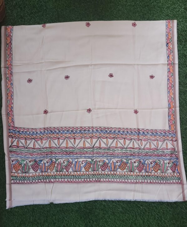 AAKARSHAN:- Hand Painted Gents Dopta - Image 4