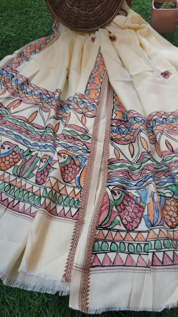 AAKARSHAN:- Hand Painted Gents Dopta - Image 5